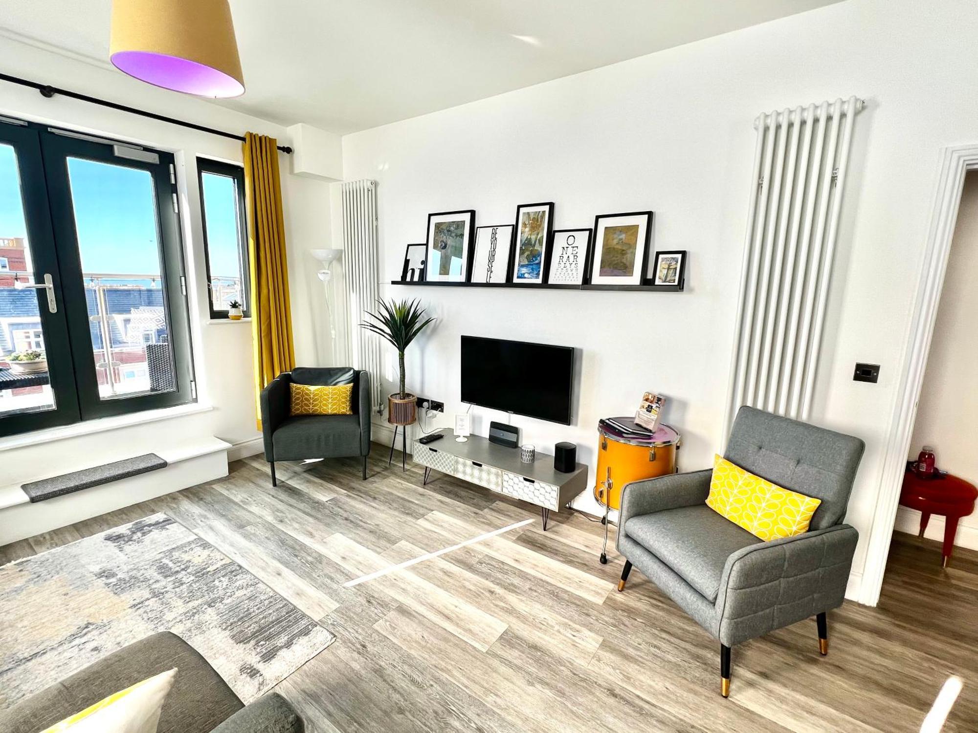 The Penthouse Margate, Balconies, Sea View, Gated Parking, Air Con! Apartment Ngoại thất bức ảnh